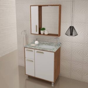Balcony kit lux 75 granito preto supremo/cabernet/