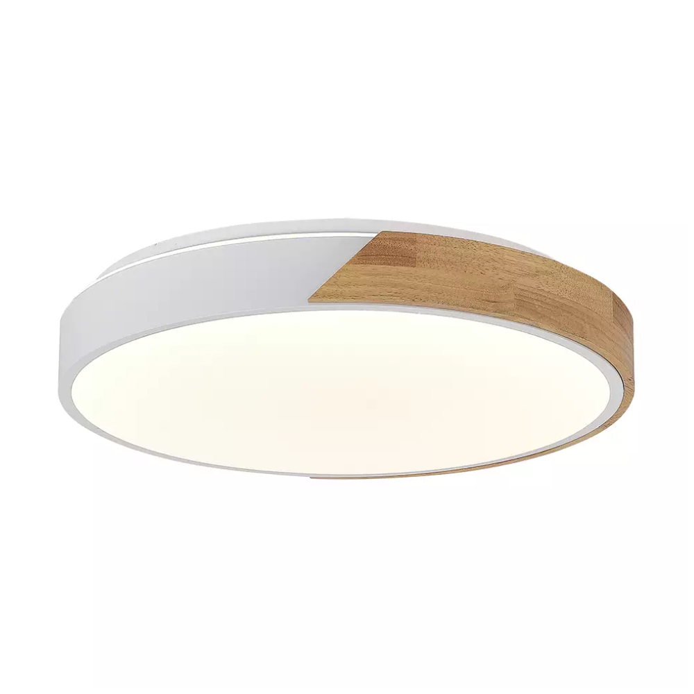 Plafon Led Ian Aço Red. 400mm Temperatura de Cor Ajustável Branco Blumenau