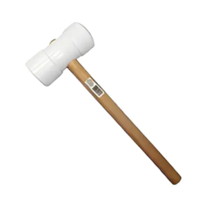 Martelo de Borracha Pvc 50mm Branco Metasul