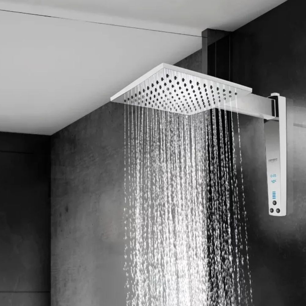 Lorenzetti chuveiro acqcentury digital branco/cromado 220v 7500w - Imagem 2