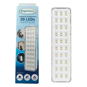 Luminária Emergência Autônoma 30 Leds - Segurimax