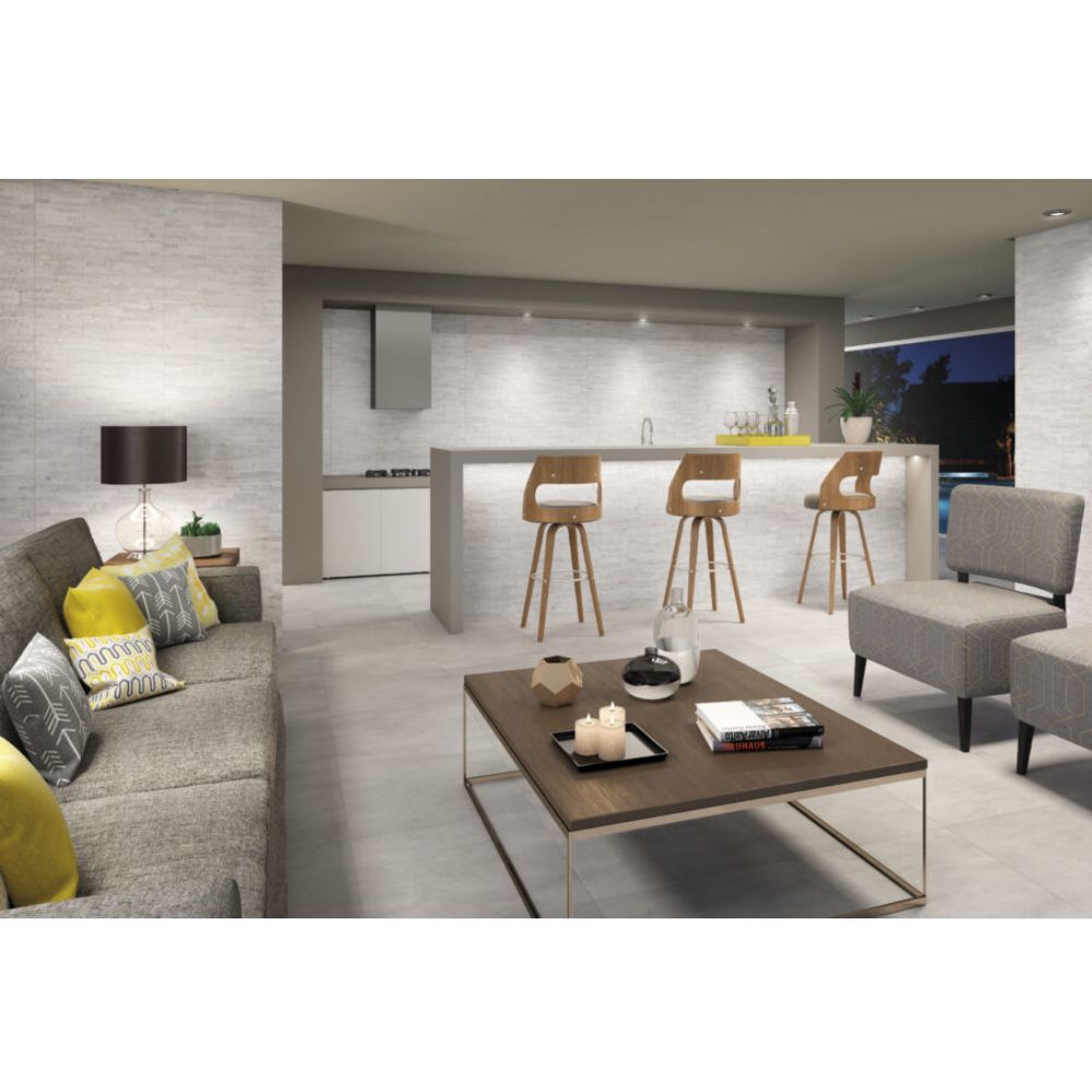 Piso Lef 57x57 - Rx59012 Cimento Cinza Acetinado