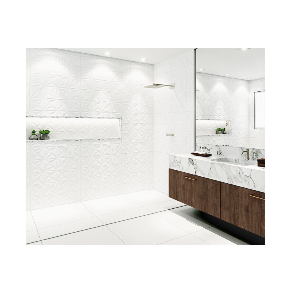 Porcelanato Lef A 71X71 - Ar72080 Classic White Acetinado