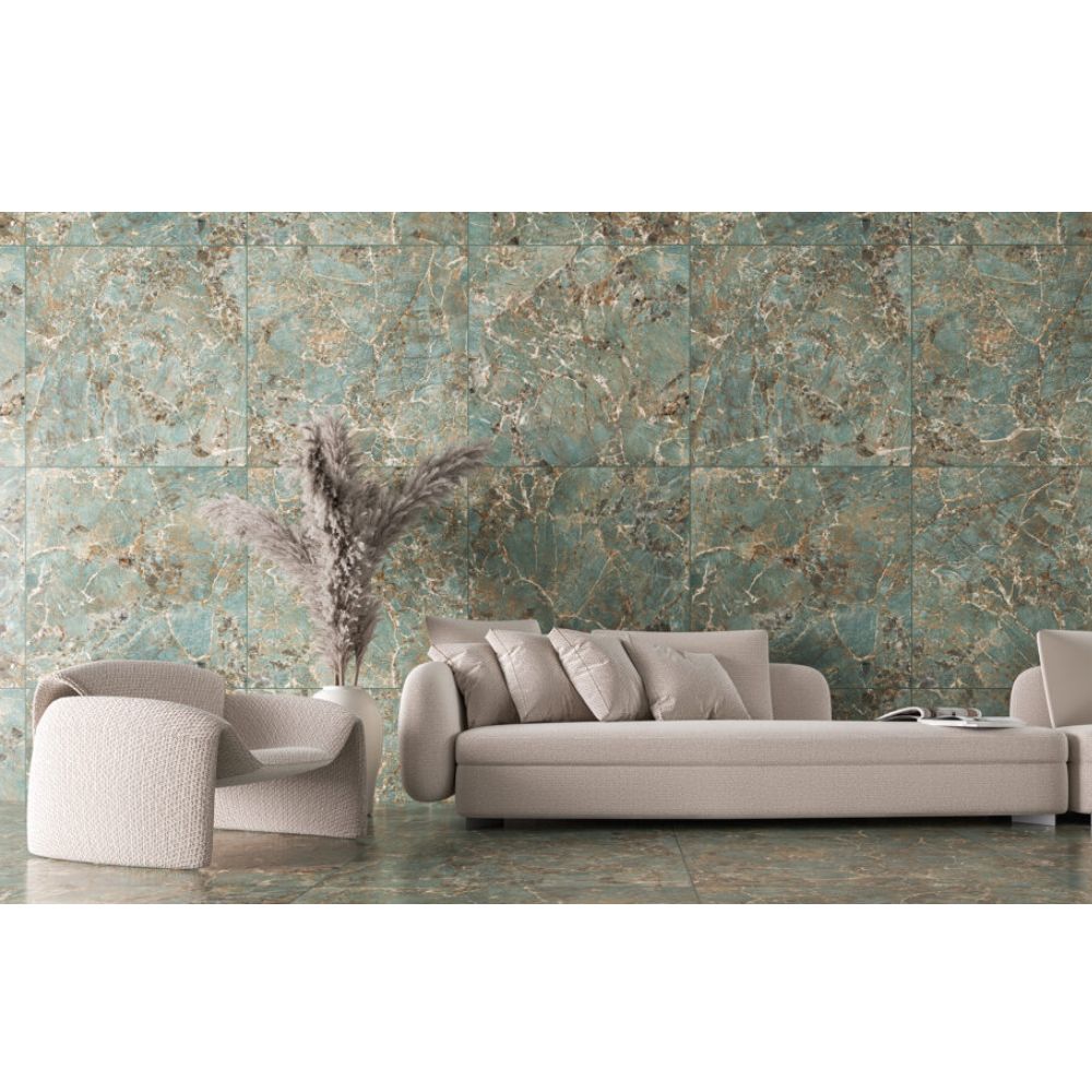 Porcelanato Lef A 71X71 - Ptr71113 Amazonita Polido Ret