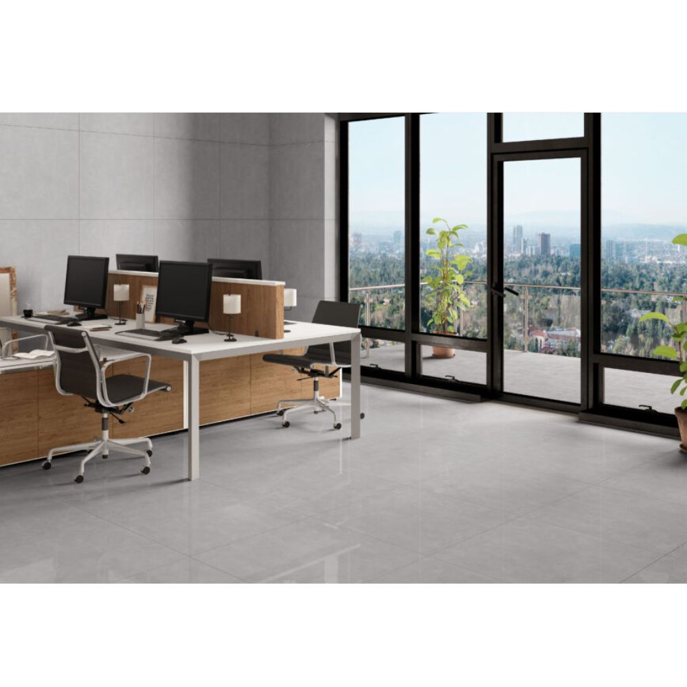 Porcelanato Lef A 72X72 - Ar72092 Metrópole Grafite Out Granilhado