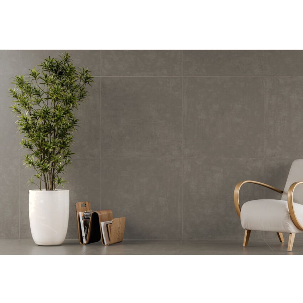 Porcelanato Lef A 72X72 - Ar72137 Metrópole Black Acetinado
