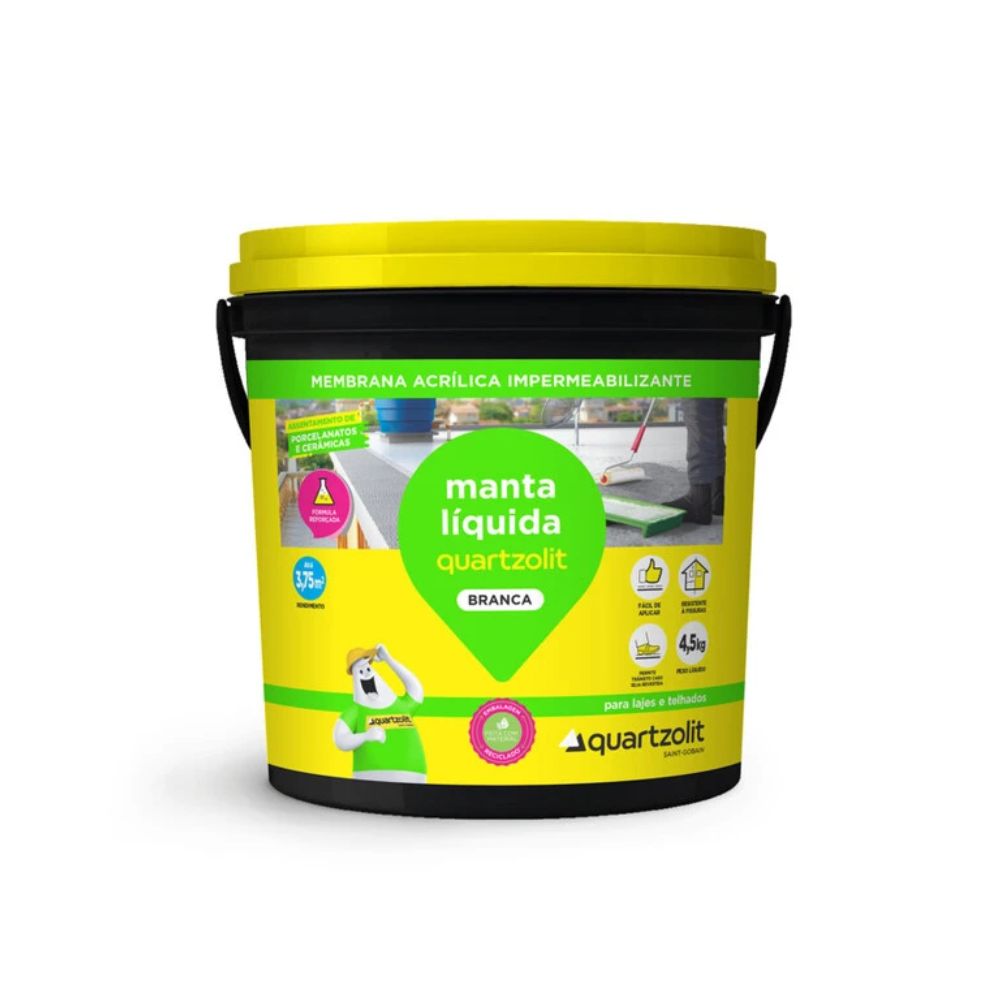Super Manta Liquida Branco 4kg Quartzolit