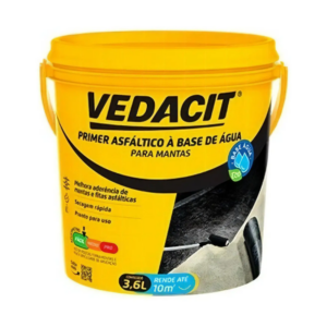 Vedacit primer asfáltico galao 3,6l p/mantas