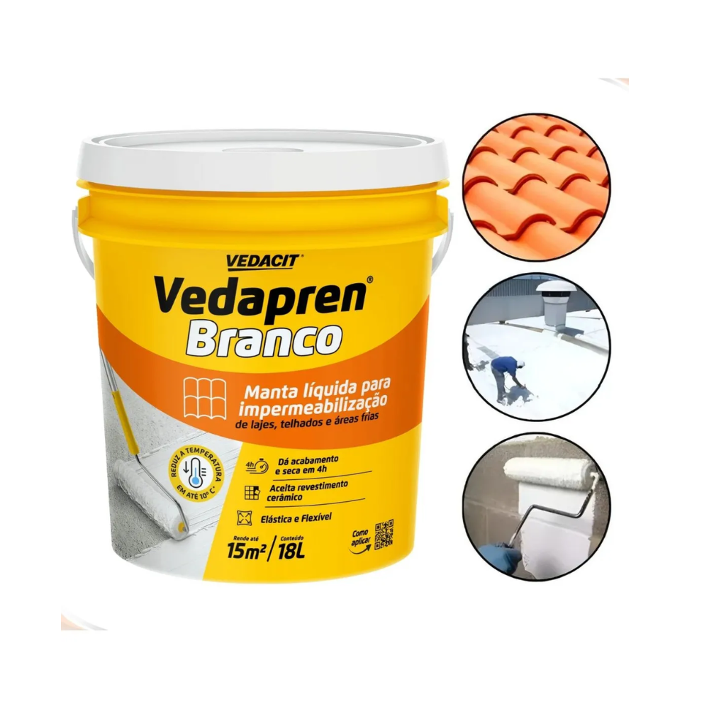 Vedacit vedapren bd 18kg branco