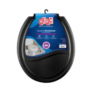 Assento Almofadado Prime Preto Herc