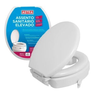 Assento Elevado 7cm C/Trava E Tampa Tae7t/K*Br1 Astra