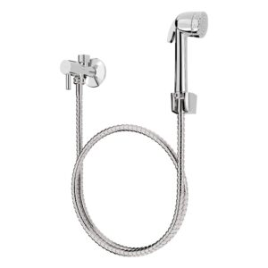Ducha Luxo Cr C/Crivo Cr Reg 1/4v Flex 1,20mt Blukit