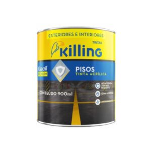 Tinta Piso Cinza 900ml Kisacril Killing