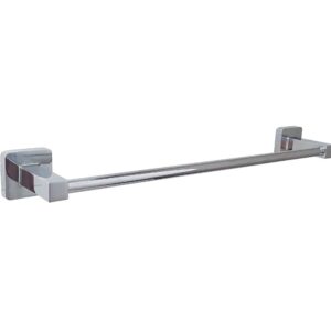 Porta Toalha Quadrado 60cm Zamak + Inox Cr - Flux Hidro