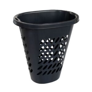 Cesto Oval 60l Elegance Preto Arqplast