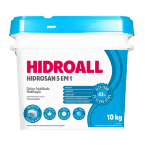 Cloro Hidrosan 3 5em1 43% Cloro Ativo 10kg - Hidroal