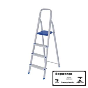 Escada Alumínio 4 Degrau Mor