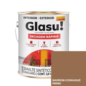 Esmalte Brilhante Marrom Conhaque 3,6l Glasu! - Suvinil