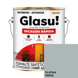 Esmalte Brilhante Platina 3,6l Glasu! - Suvinil