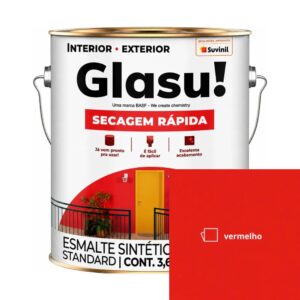 Esmalte Brilhante Vermelho 3,6l Glasu! - Suvinil