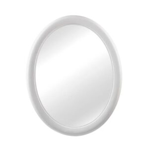 Espelho Oval C/Moldura Branco Primafer