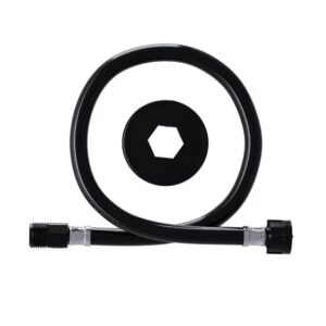 Flexível 1m Pto Pvc P/Agua (Mxf) 1/2" Blukit