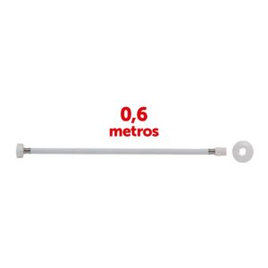 Flexível 60cm Br Pvc P/Agua MxF 1/2" Blukit
