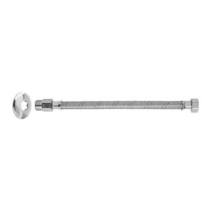 Flexível 60cm Inox (Mxf) 1/2" C/Canopla Blukit
