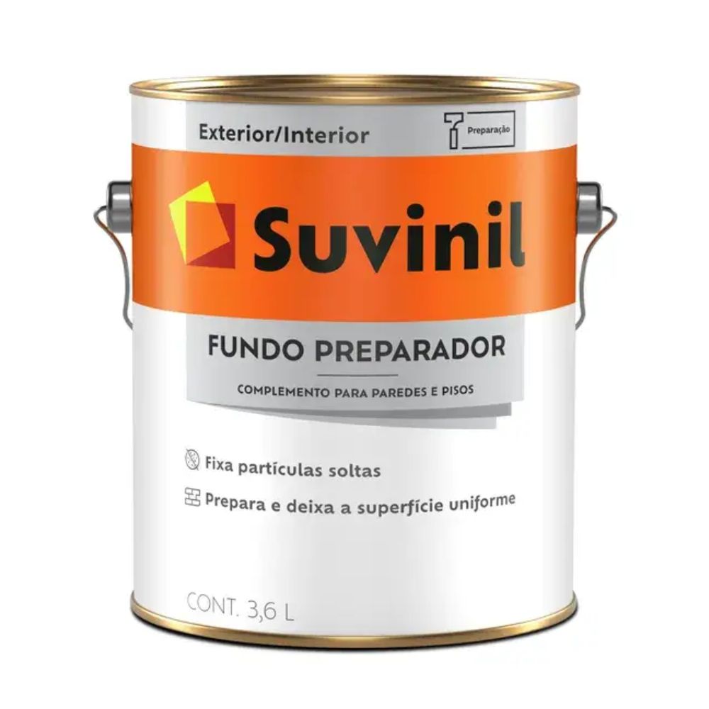 Fundo Preparador Água 3,6l Suvinil