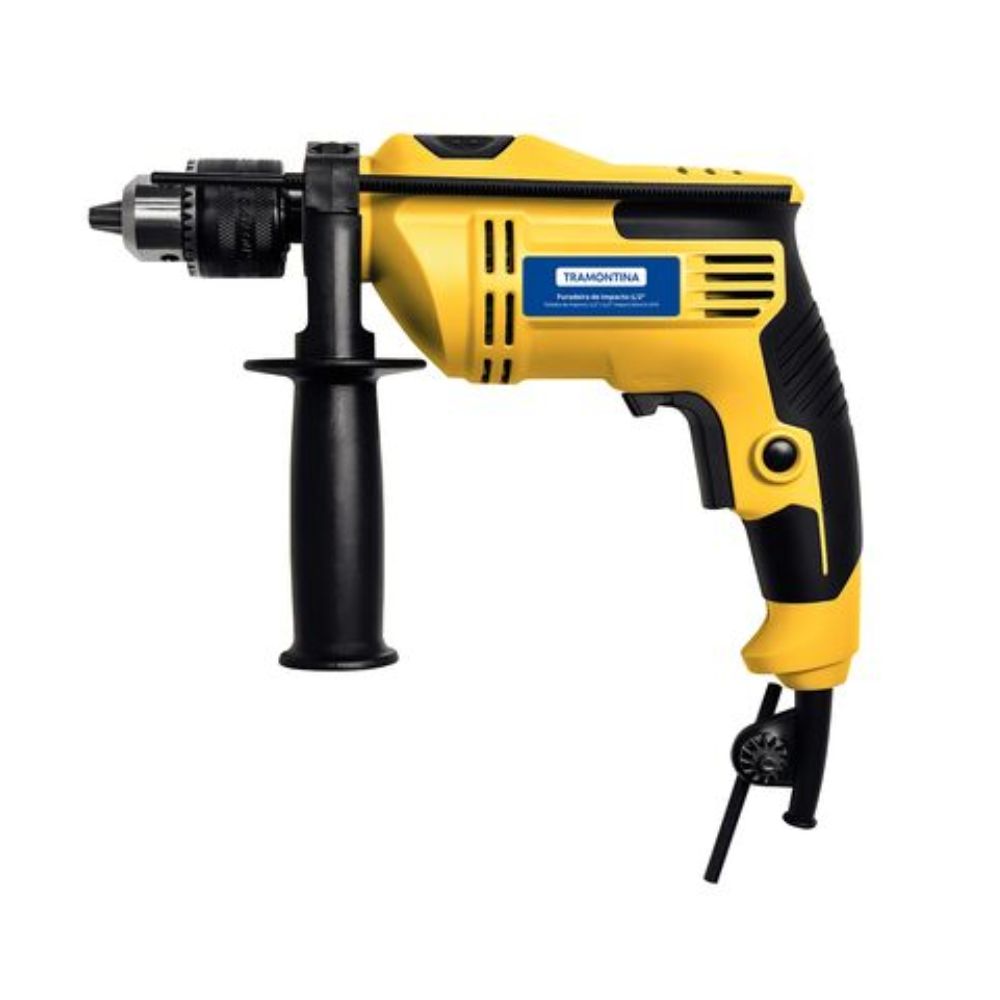 Furadeira Impacto 1/2" 127v 500w Amarela Tramontina