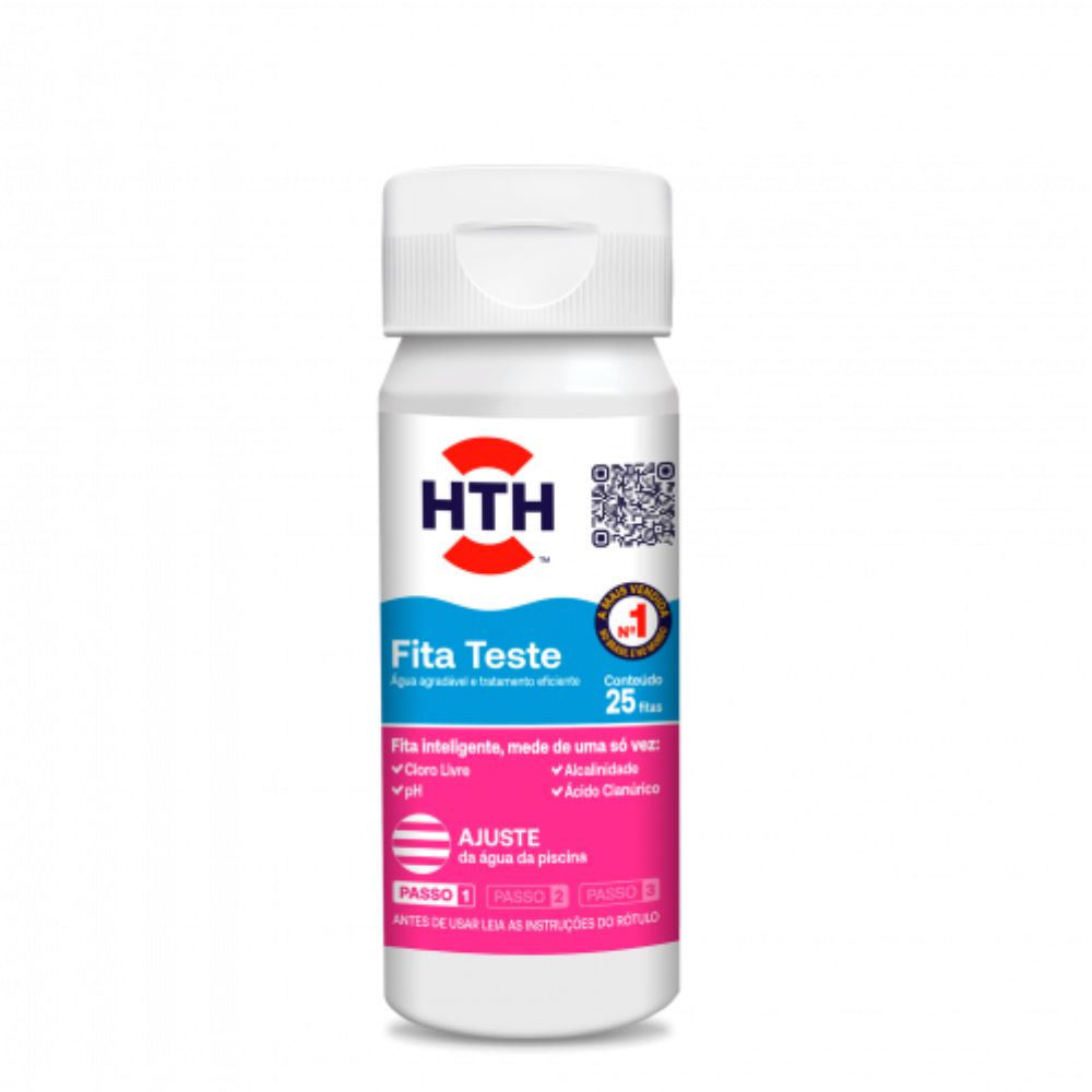 Hth Fita Teste Tubo 25 Fitas