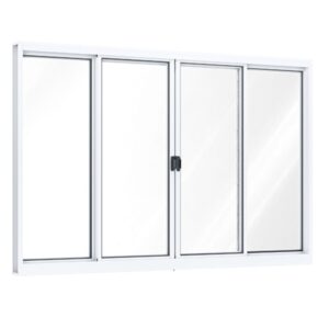 Janela Correr Central S/Grade 100x150 Riobras
