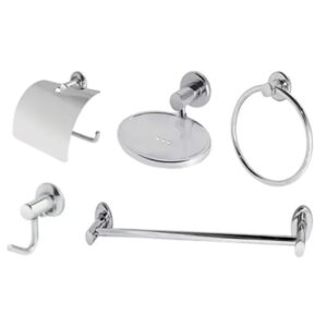 Kit Acessórios Banheiro Turin C/5p – 5020 Pevilon