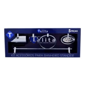 Kit Banheiro 4090 Slim 5 Pçs Talita