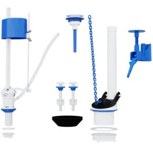 Kit Completo P/ Caixa Acoplada C/ Acionador Branco E Castelo Superior Neo 340292-46 Blukit