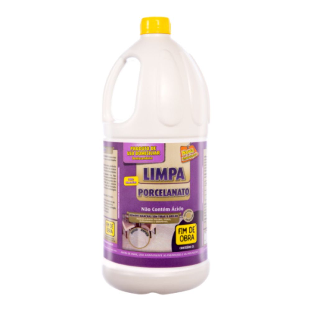 Limpa Porcelanato 2l Fim De Obra