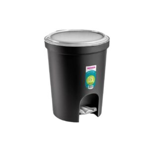 Lixeira 13,5l Red C/Pedal Preta Sanremo