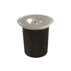 Lixeira 5l Mult Redonda Embutir Tampa Inox Ghelplus