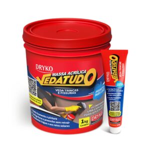 Massa Acrílica Veda Trinca 1kg Vedatudo
