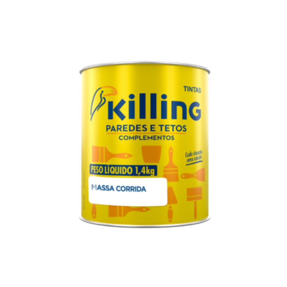 Massa Corrida 900ml Killing