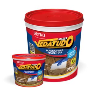 Massa P/Madeira Branco 400g Vedatudo - Dryko
