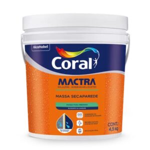 Massa Secaparede 4,5kg - Coral Mactra