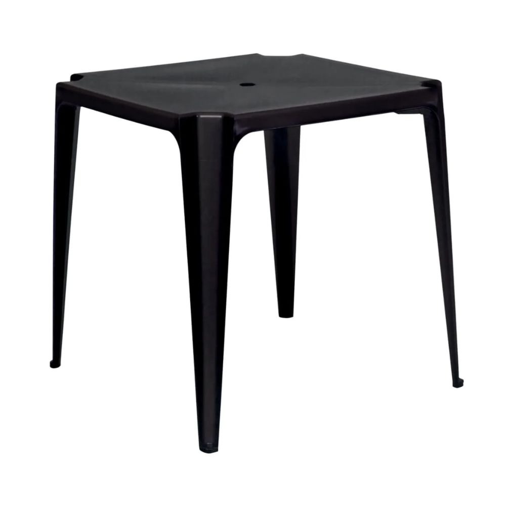 Mesa Plastica Preta - Bela Vista Mor