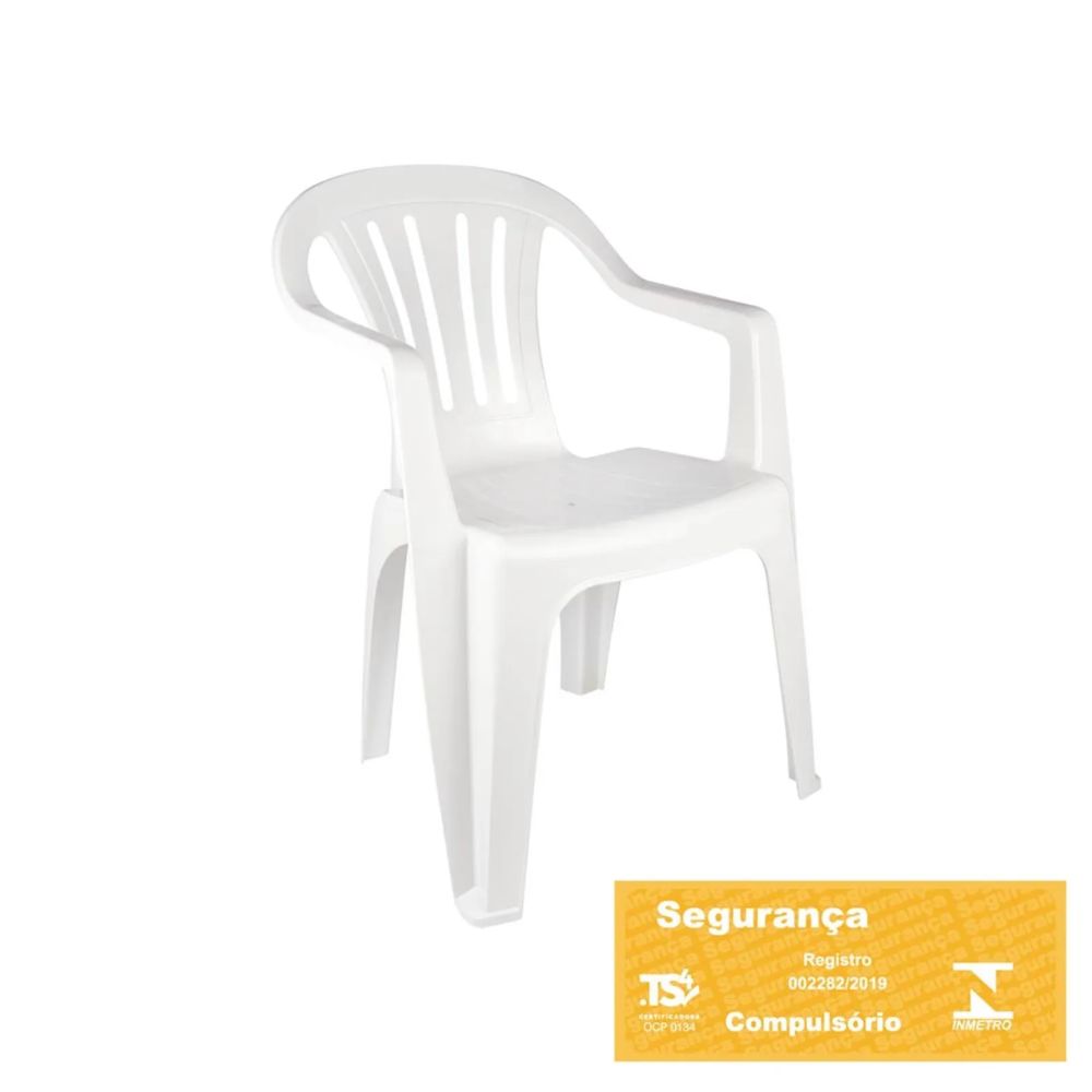 Poltrona Branca Bela Vista Mor