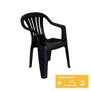 Poltrona Preta Bela Vista Mor