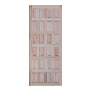 Porta 80cm Externa Euccalipto 24 Almof C/Ferragem Marco 14cm Grando