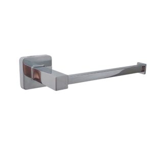 Porta Papel Higiênico Quadrado - Zamak + Inox Cr - Flux Hidro