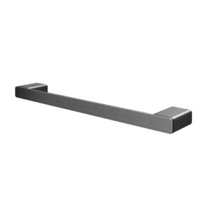 Porta-Toalhas De Rosto 376 Mm Docolflat Grafite Escovado Docol
