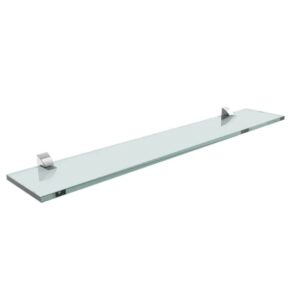 Prateleira Vidro 10x60cm C/Sup Cr Prat-K