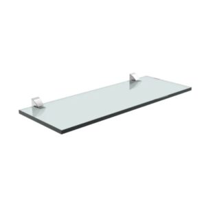 Prateleira Vidro 15X40cm C/Sup Cr Prat-K